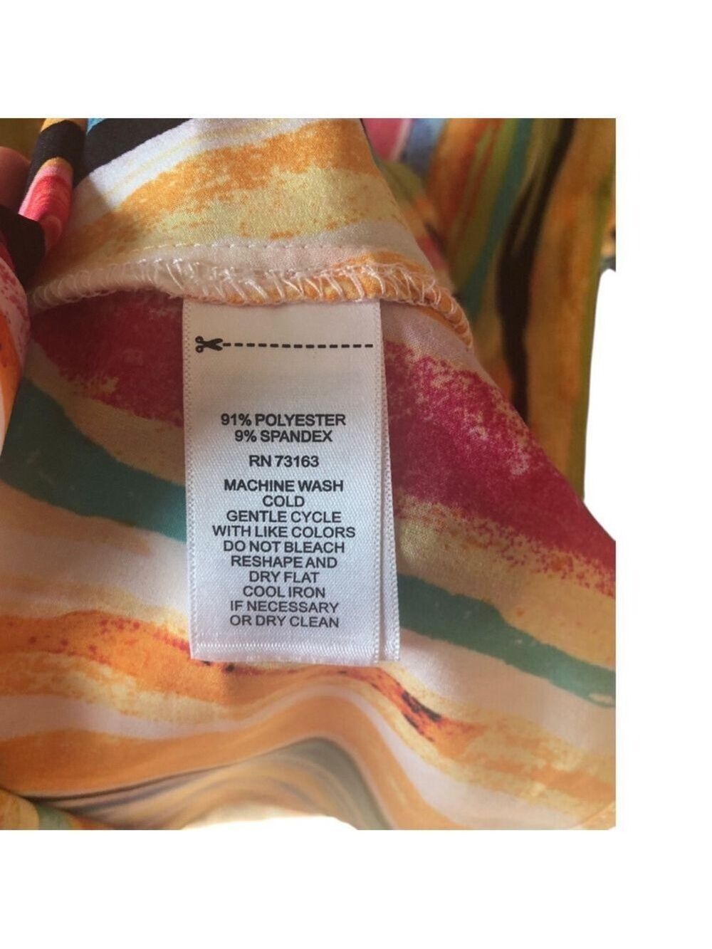 Melissa Paige Multi Stripe Shirt Dress Size M/L - Picture 5 of 7